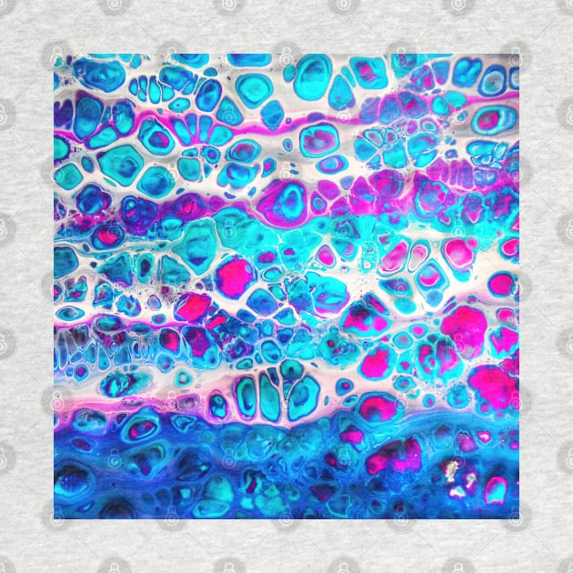 Grunge blue and pink bubbles Inkscape by TheSkullArmy